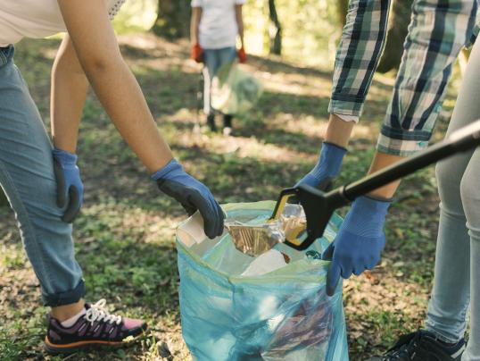 Nationaler IGSU Clean-Up-Day 2025 – vier Schulklassen räumen auf